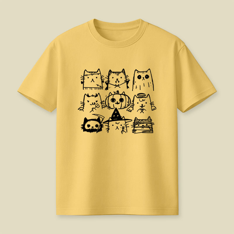 Trick or Cats Playful T-Shirt