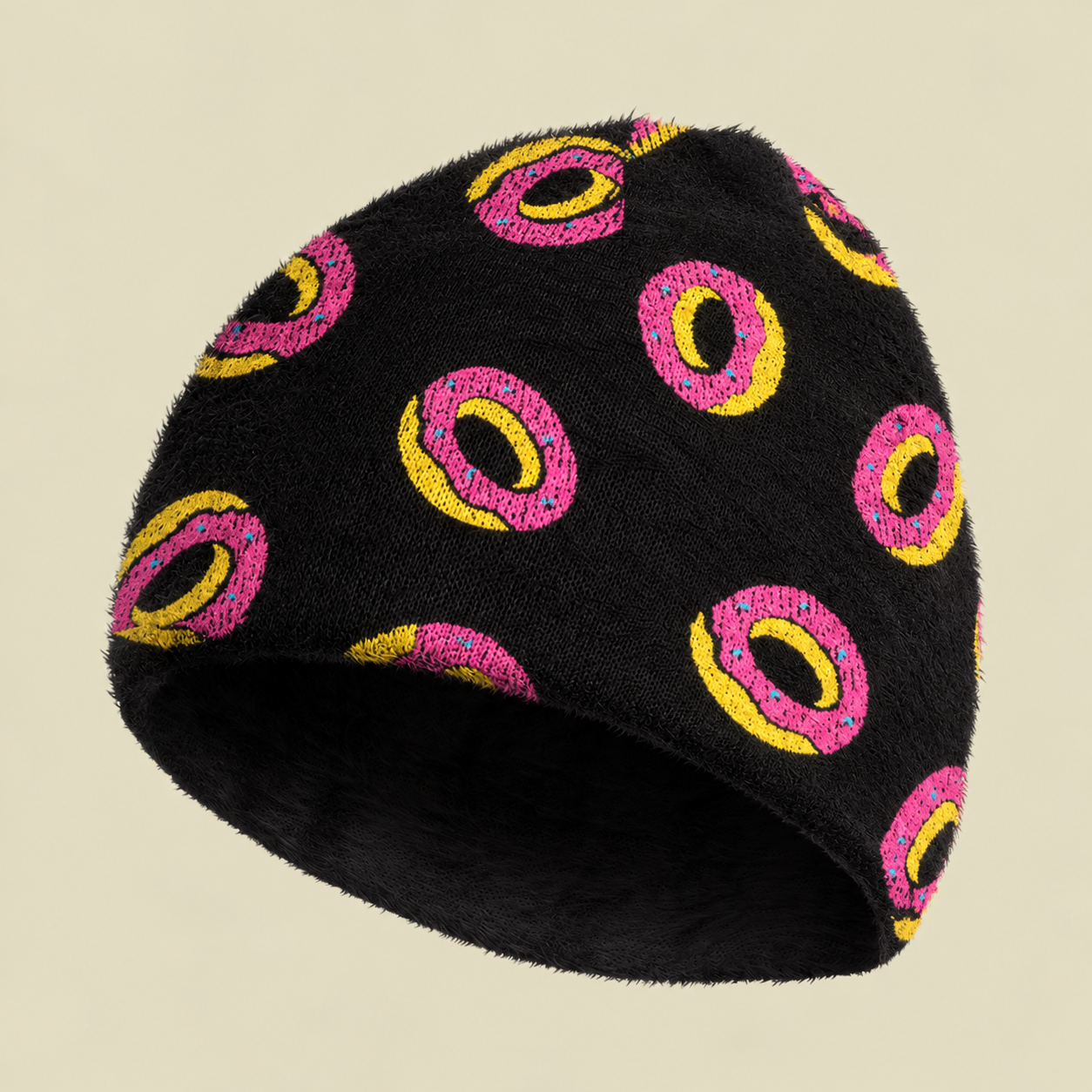 DCC Donuts Fuzzy Beanie