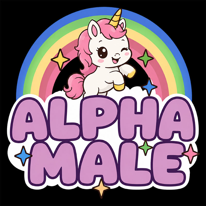 Alpha Male Geek Baby Tee