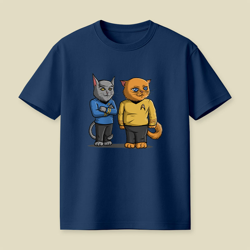 Cats Trek Playful T-Shirt