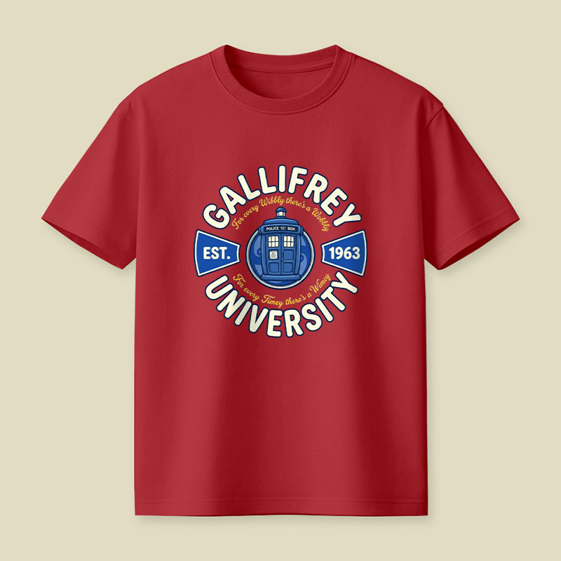 Gallifrey University Playful T-Shirt