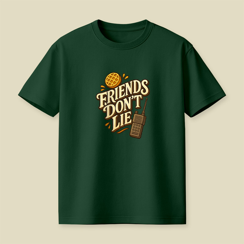 Friends Do Not Lie Stranger Things Playful T-Shirt