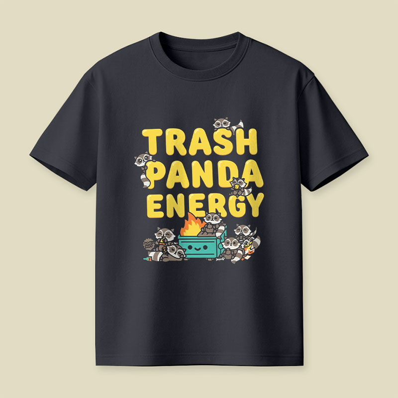 Trash Panda Energy Playful T-Shirt