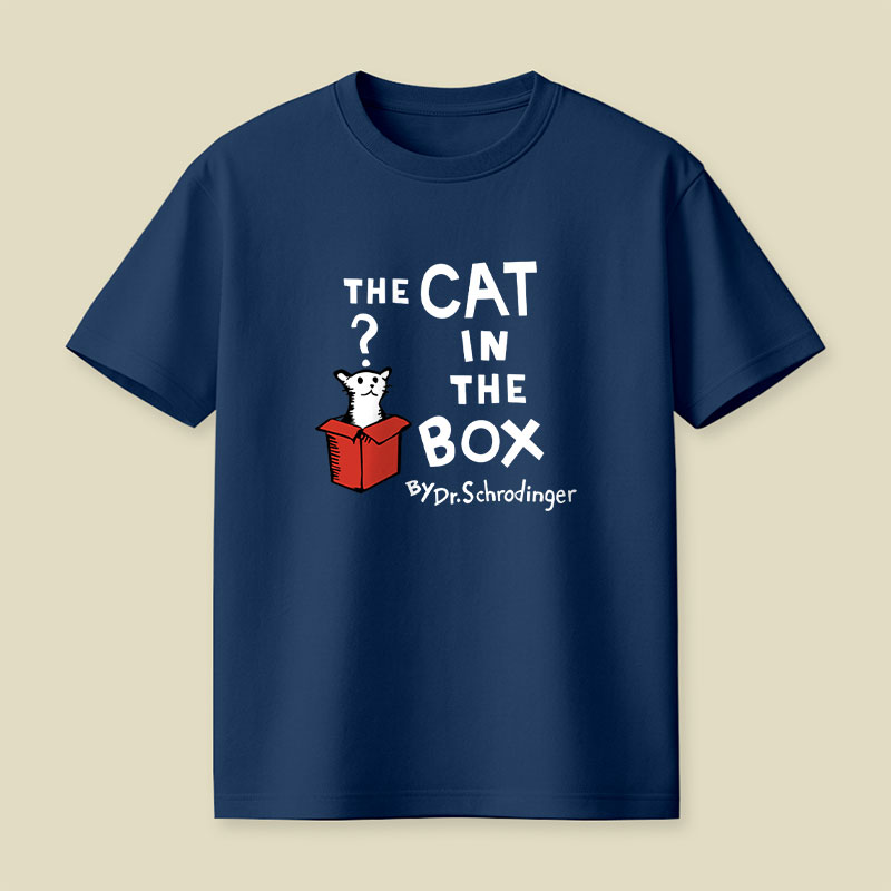 The Cat in the Box Playful T-Shirt