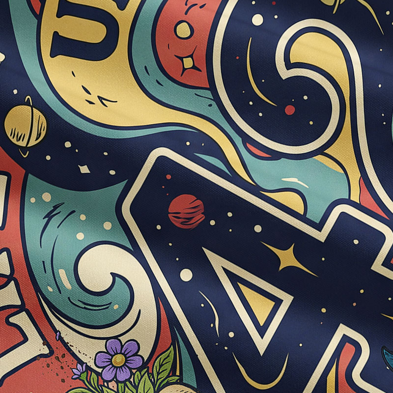 Life Universe Everything Playful Maxi Dress