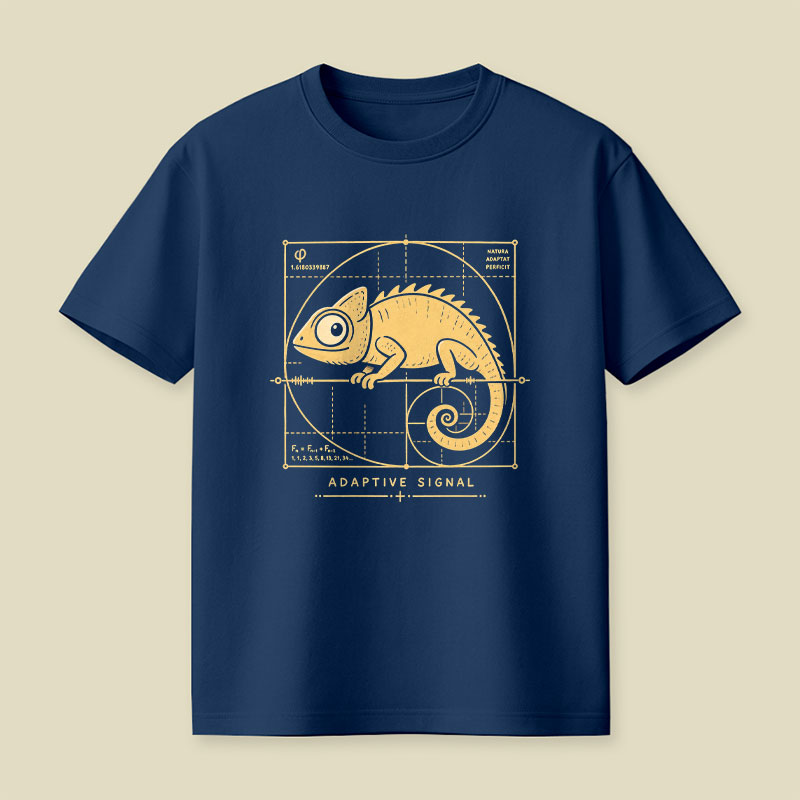 Adaptive Signal - Golden Ratio Chameleon Playful T-Shirt