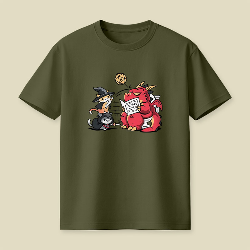 Toilet Dice Roll Playful T-Shirt