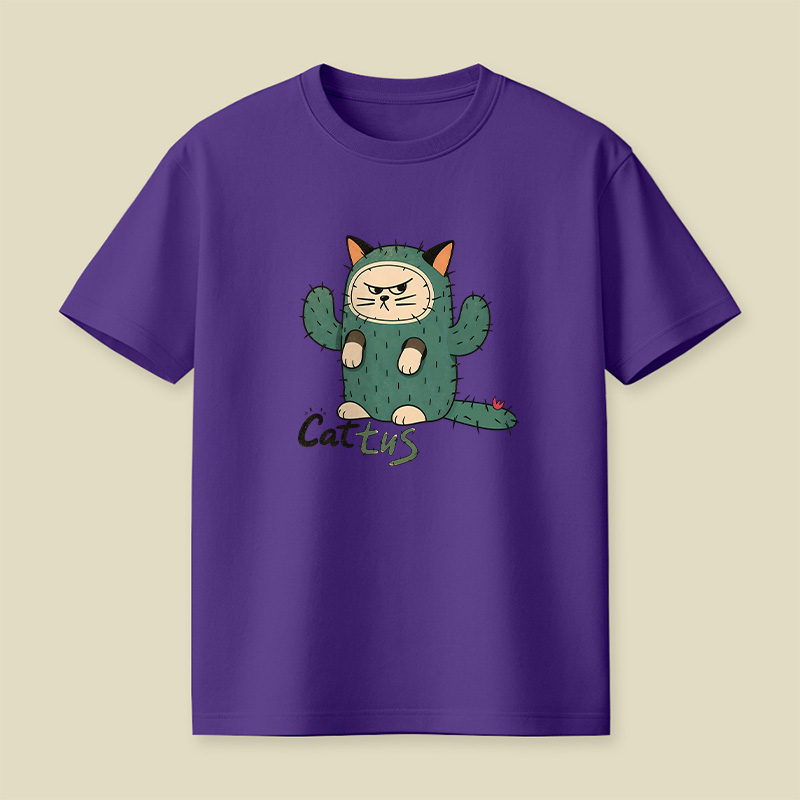 Cattus Cactus Cat Playful T-Shirt