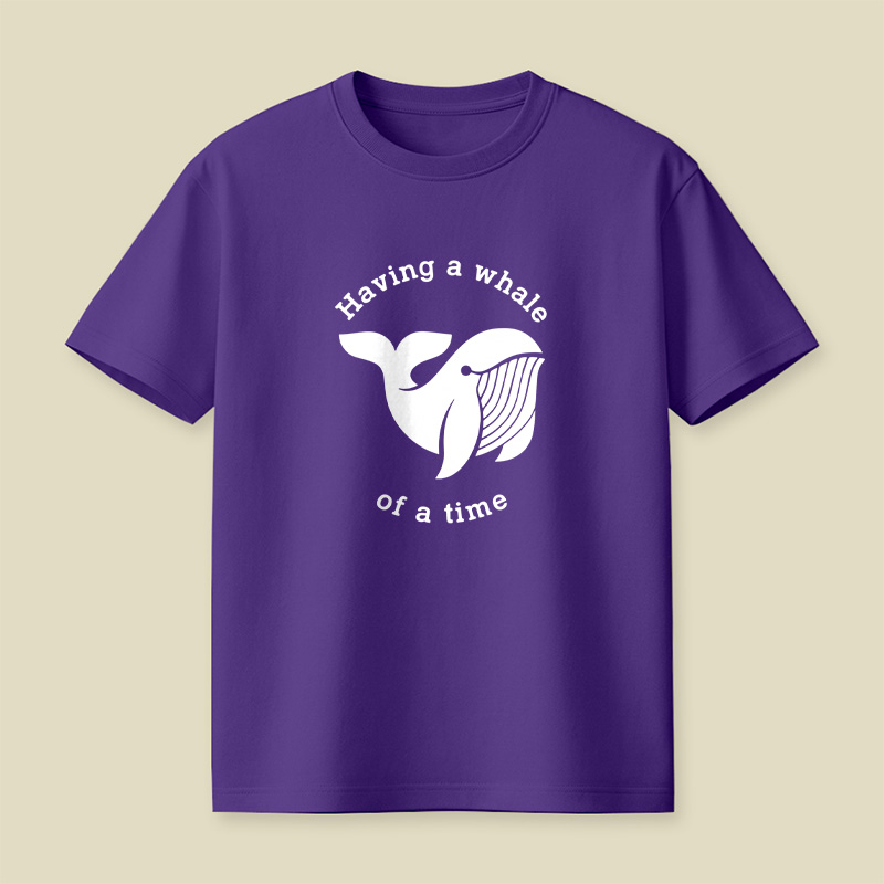 Having A Whale Of A Time Pun Playful T-Shirt