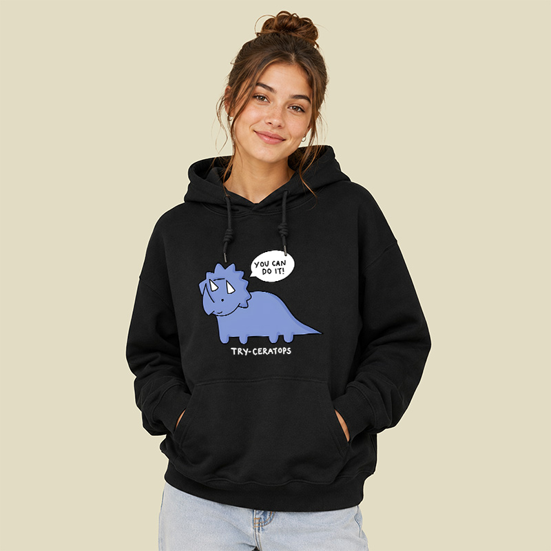Try-ceratops Geek Hoodie