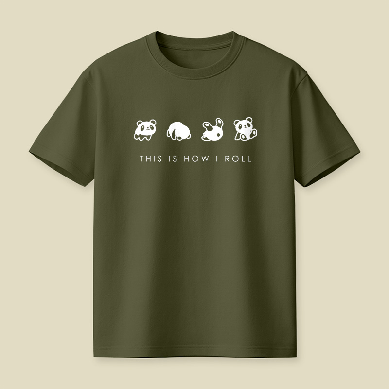 This Is How I Roll Panda Playful T-Shirt