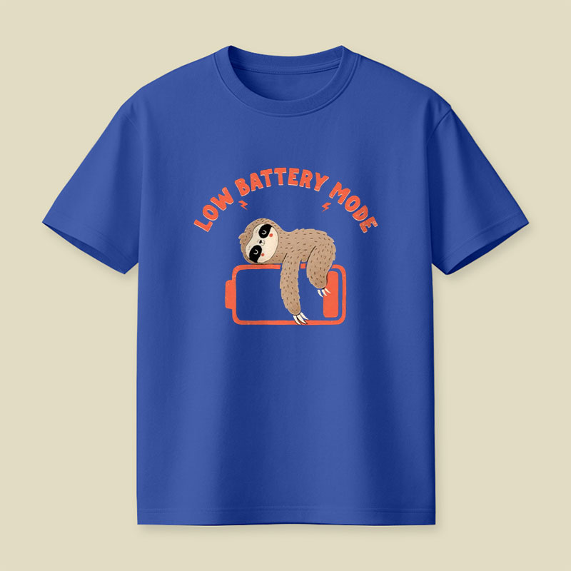 Low Battery Mode Playful T-Shirt