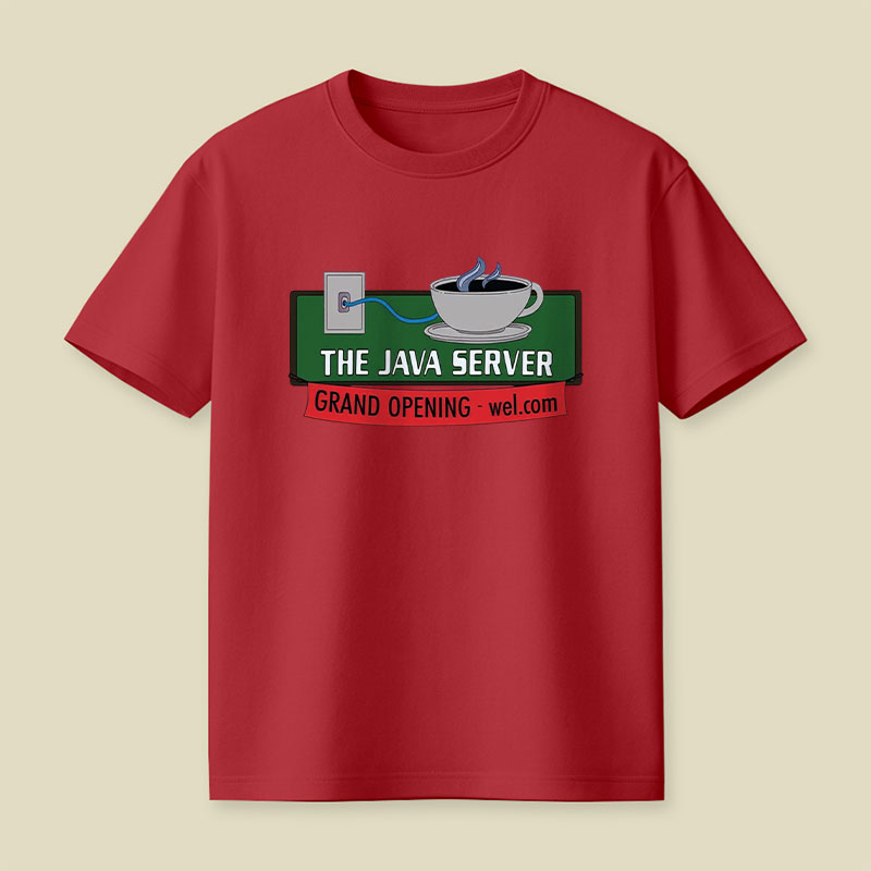 The Java Server Try-ceratops Playful T-Shirt
