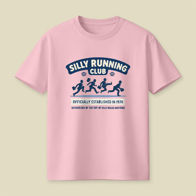 Funny Silly Running Club Playful T-Shirt