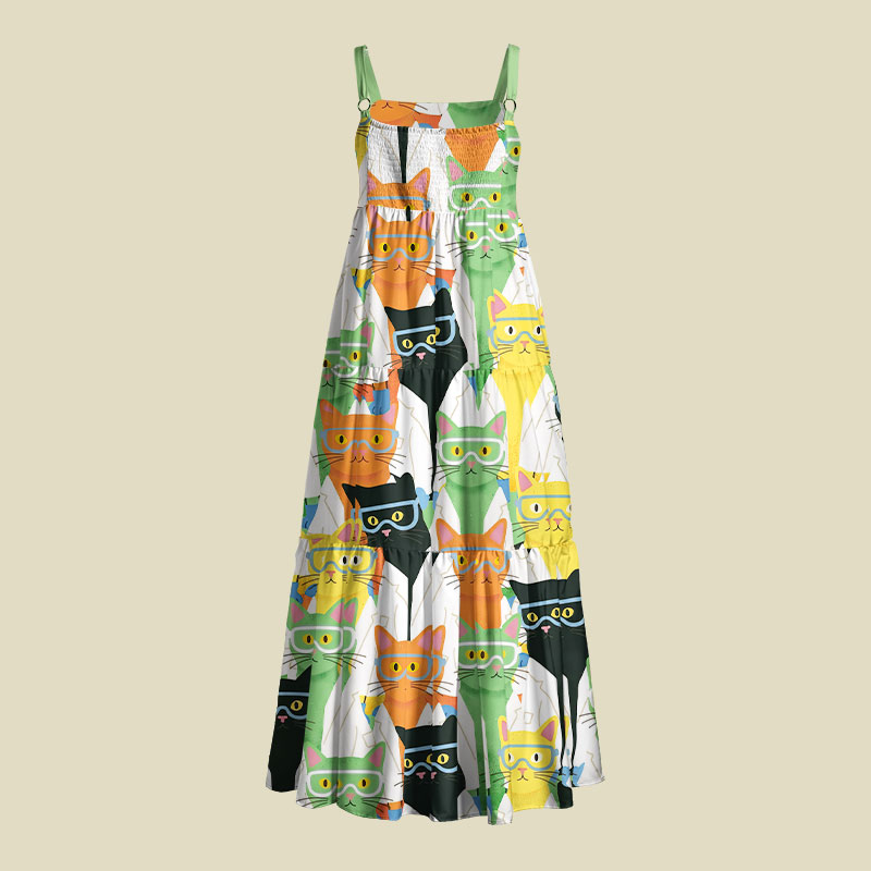 Lab Kitten Playful Maxi Dress