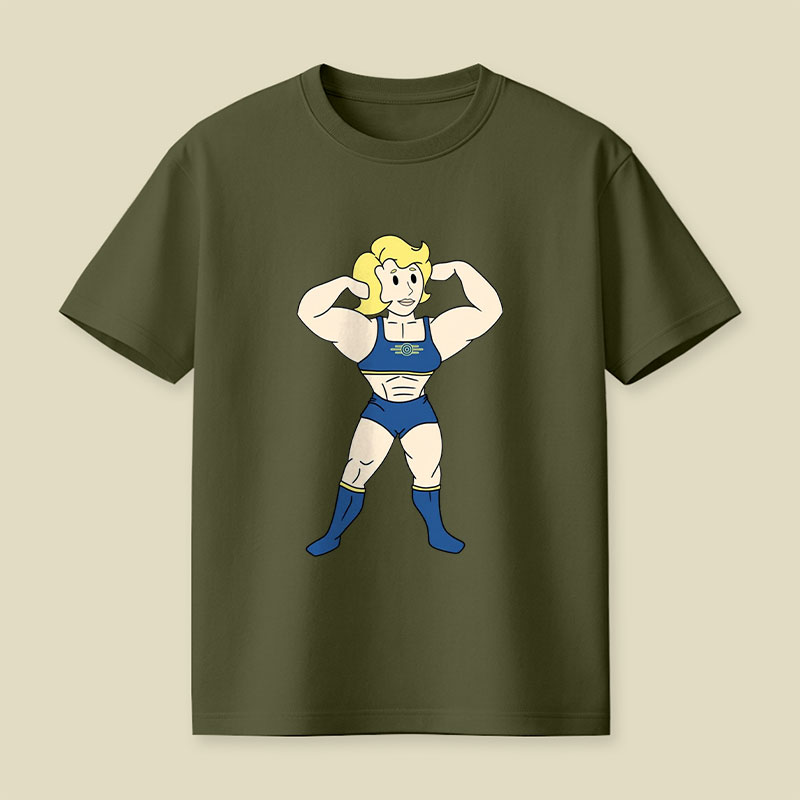 VG Muscle Woman Playful T-Shirt