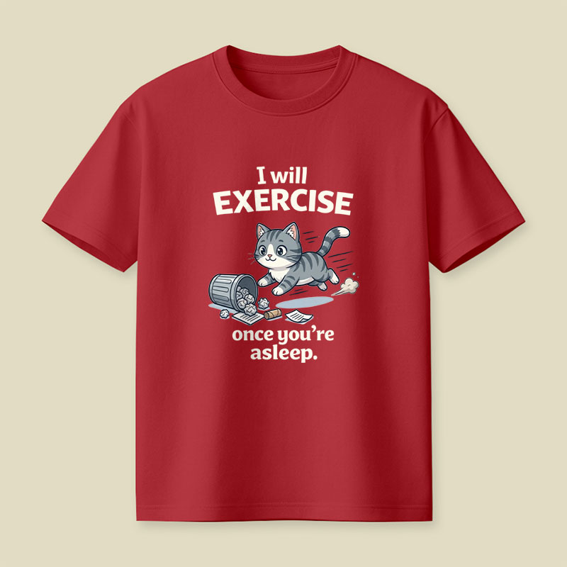 Late Night Exercise Playful T-Shirt