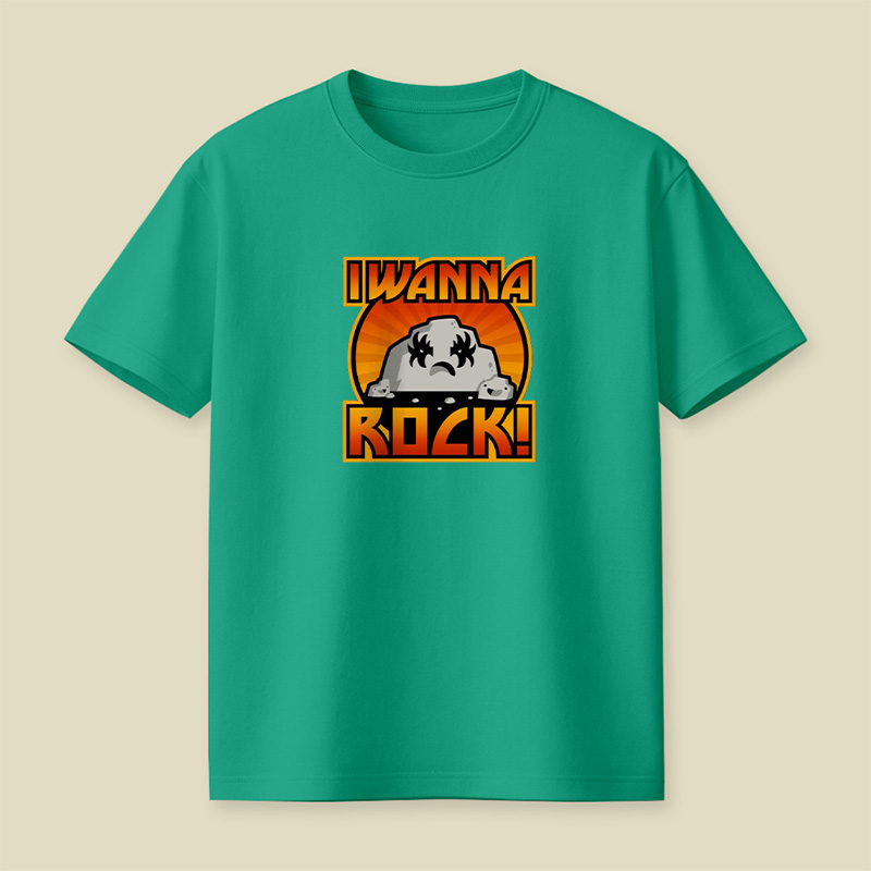 I Wanna Rock Rock Playful T-Shirt