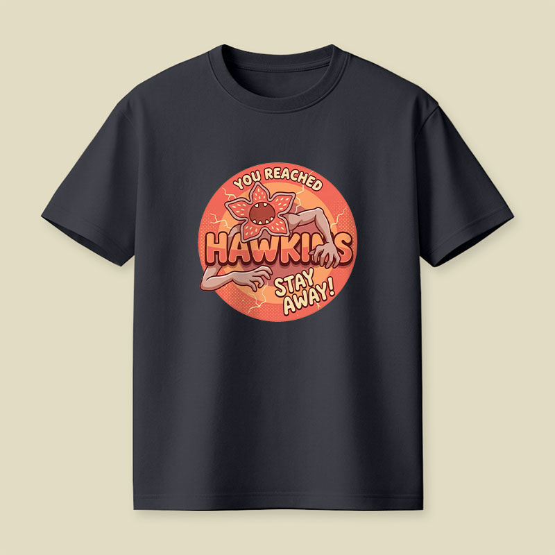 Stay Away from Hawkins Playful T-Shirt