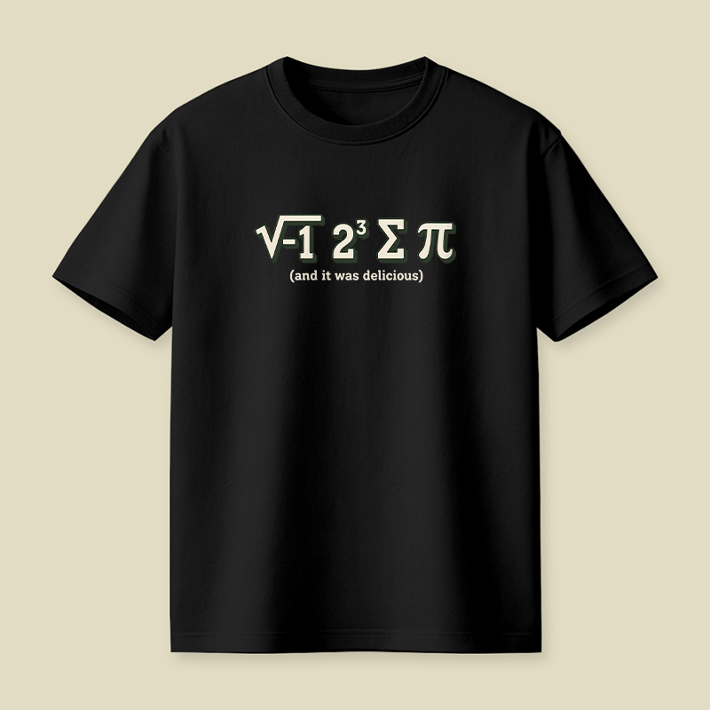 I Ate Some Pie Math Joke Playful T-Shirt