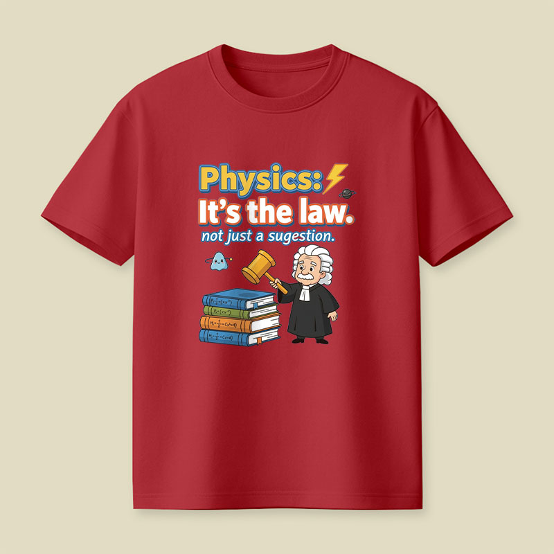 Physics Its The Law Playful T-Shirt