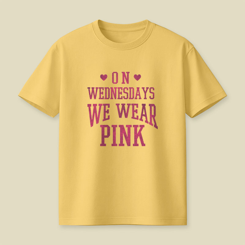 We Wear Pink Heart Playful T-Shirt