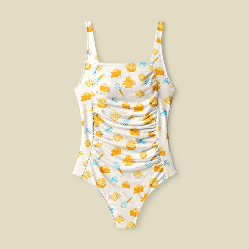 You Just Fold It In Tummy Control One Piece Swimsuit