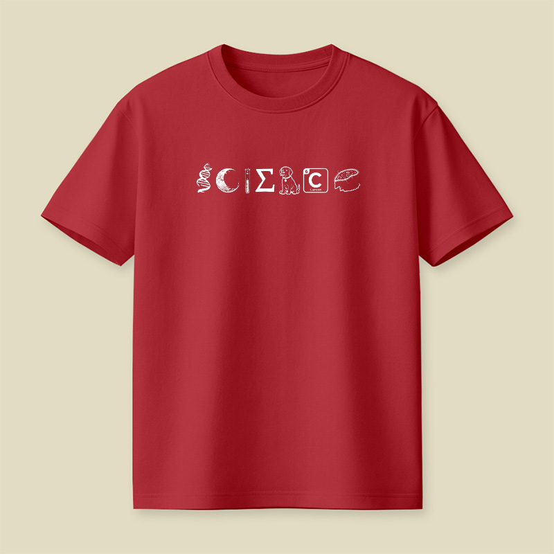 Science Icons Playful T-Shirt