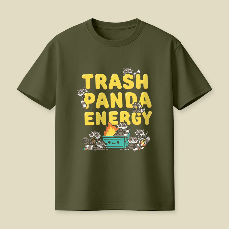 Trash Panda Energy Playful T-Shirt