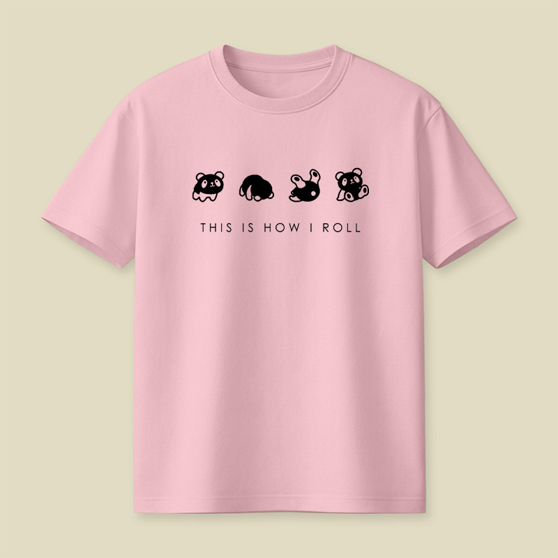 This Is How I Roll Panda Playful T-Shirt