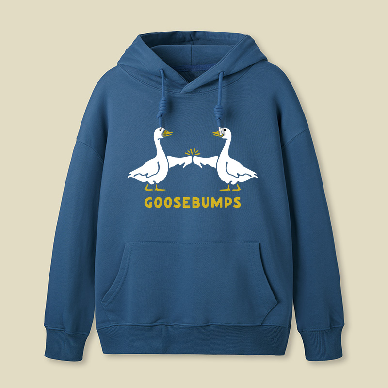 Goosebumps Geese Pun Geek Hoodie
