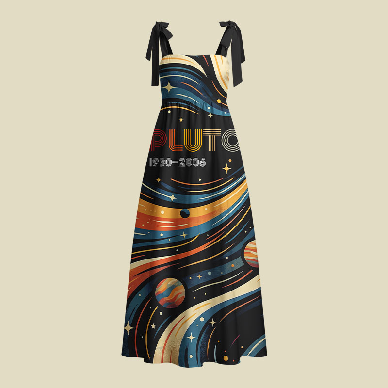 PLUTO Vintage Playful Maxi Dress