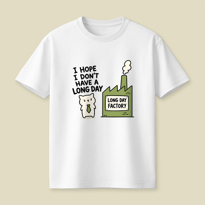 I Hope I Do not Have A Long Day Playful T-Shirt