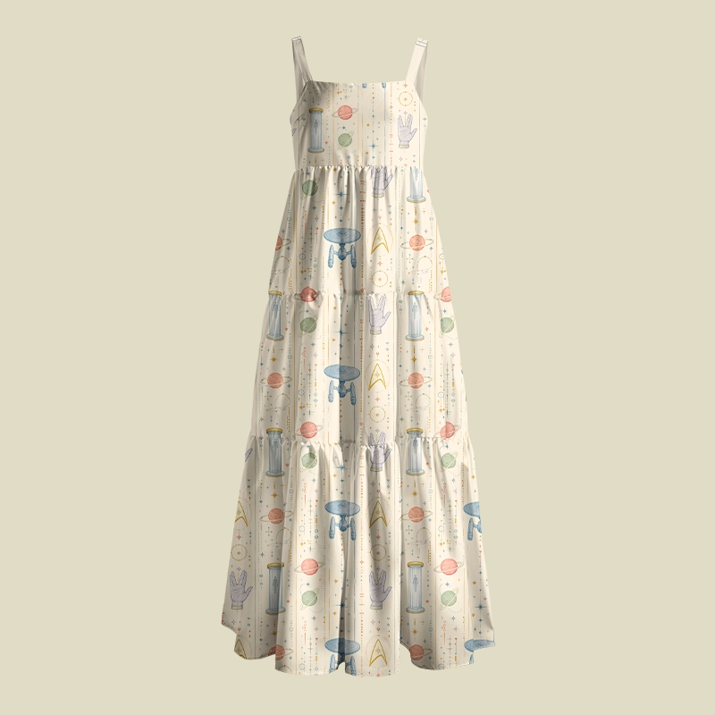 Starship Yellow Playful Maxi Dress