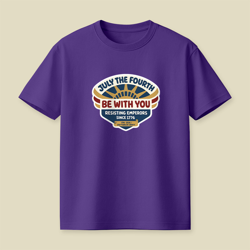 July The Fourth Be With You Playful T-Shirt