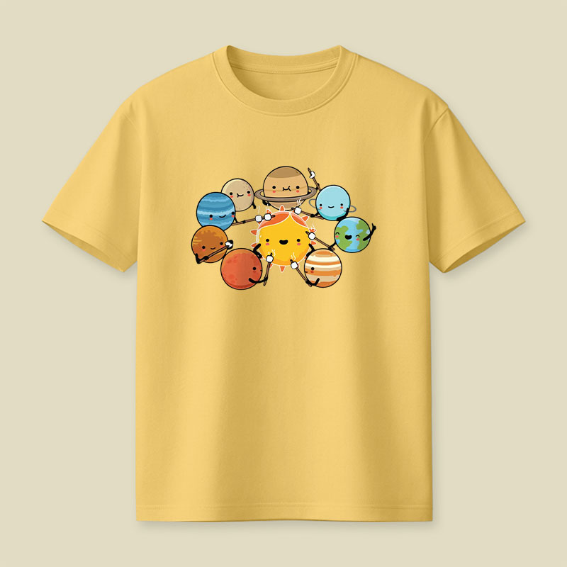 Planets Camping Playful T-Shirt