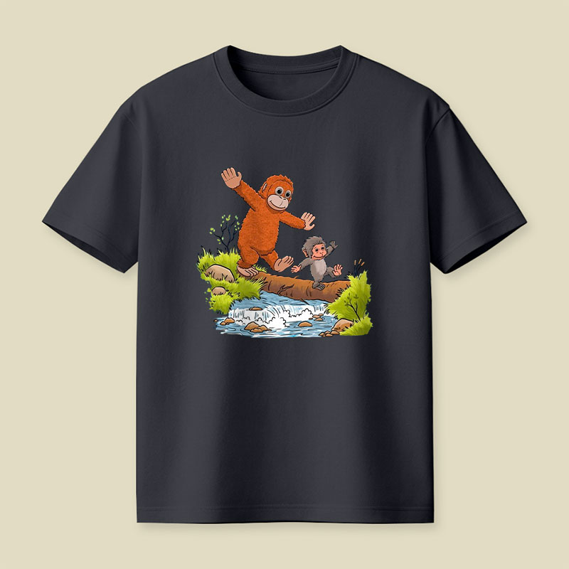 Punch Monkey play Playful T-Shirt