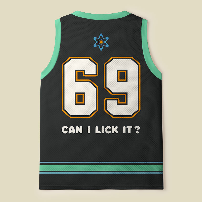 Can I Lick It Periodic Table Blue Mesh Tank Top
