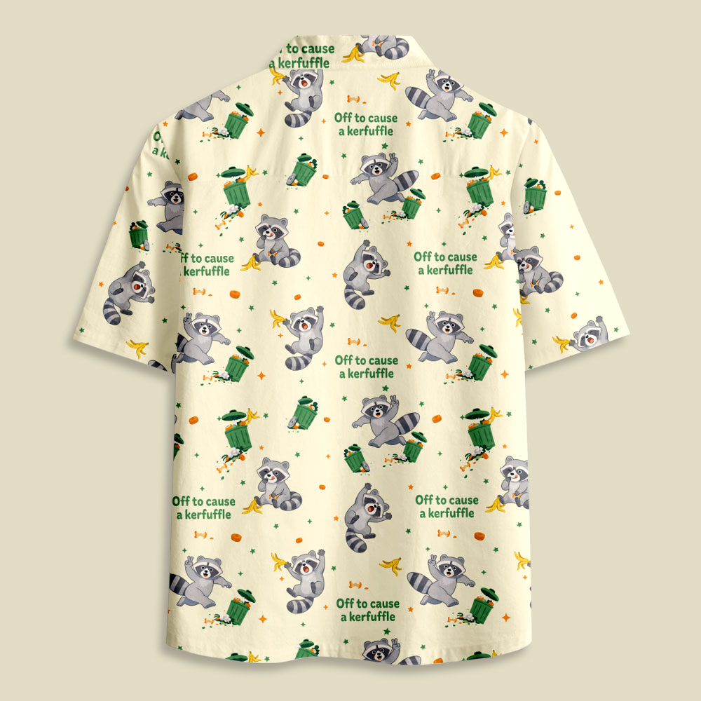 Off To Cause A Kerfuffle Button Up Pocket Shirt