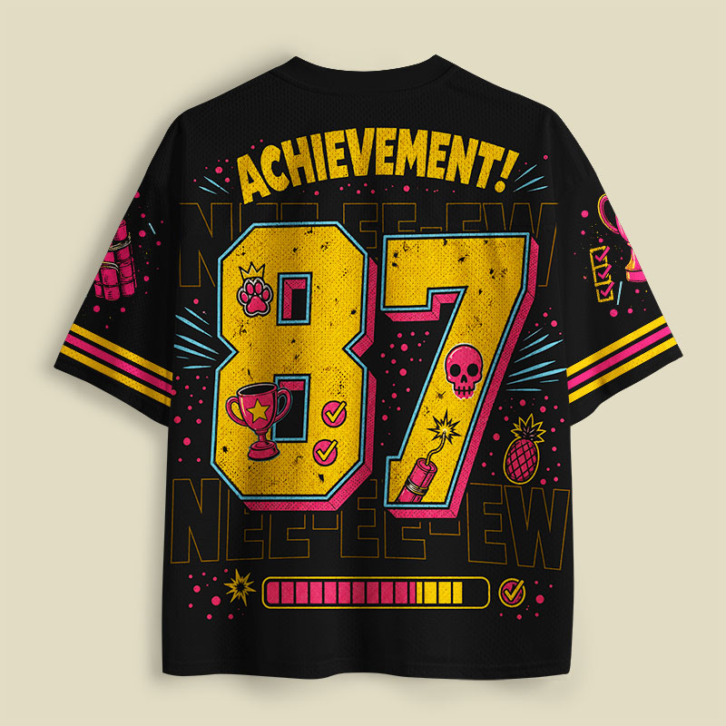 New Achievement Dungeon Crawler Carl Playful Mesh Jersey