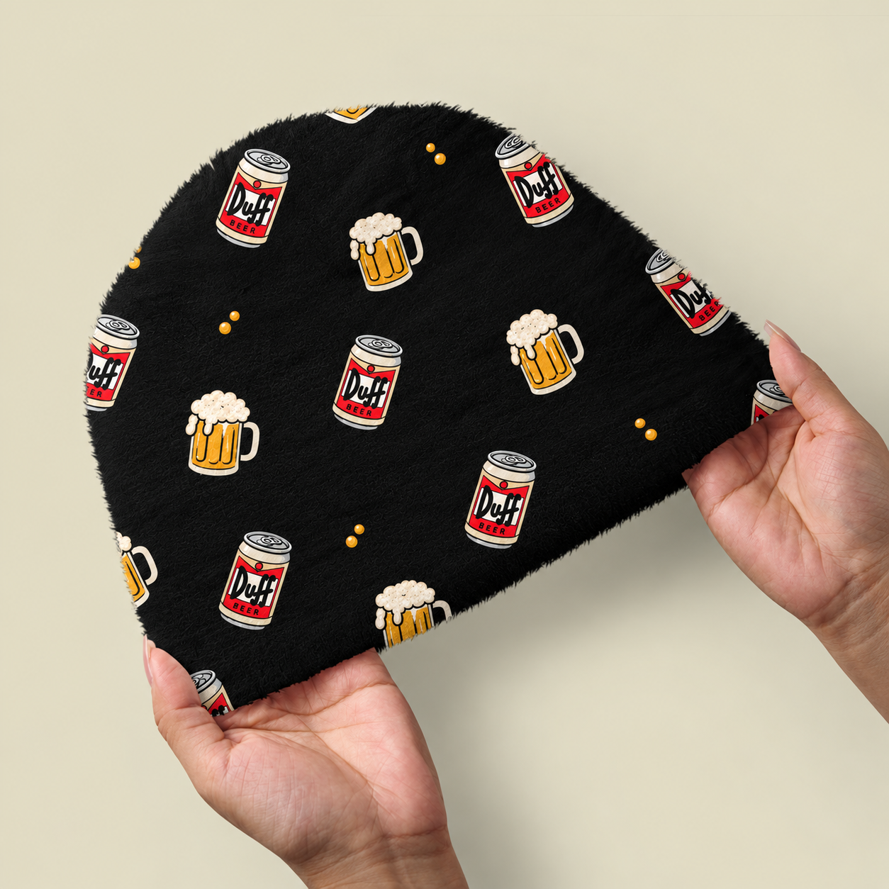 Duff Beer Fuzzy Beanie