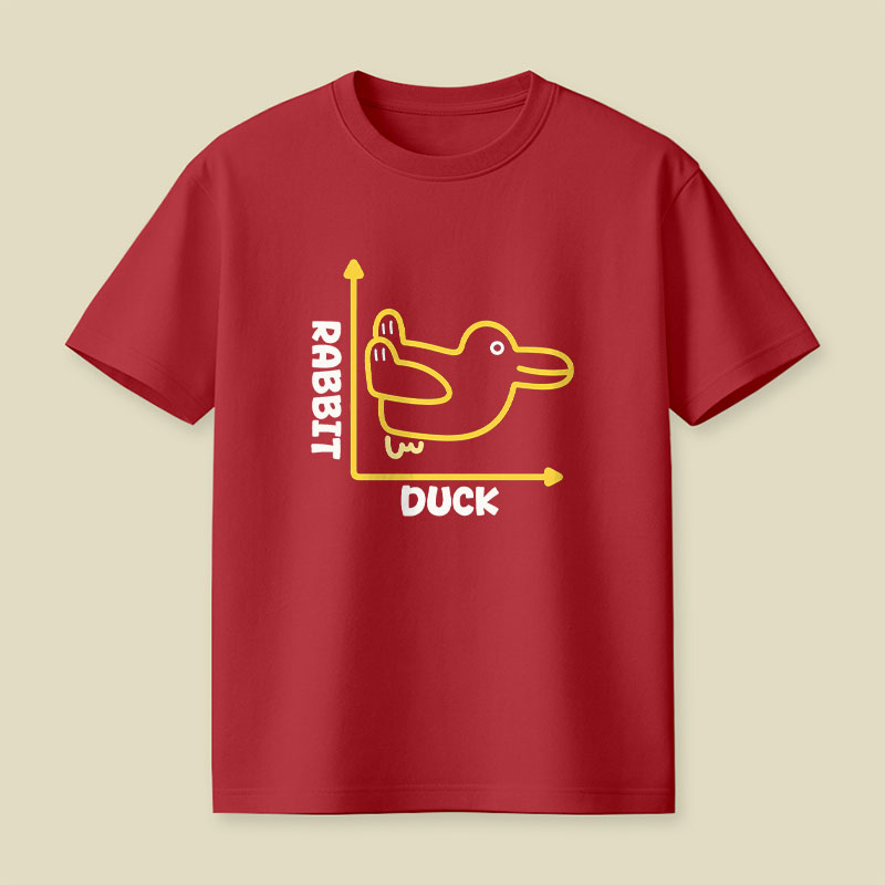 Rabbit or Duck Funny Playful T-Shirt
