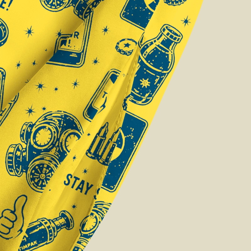 Retro Laboratory Science Vibes Playful Maxi Dress