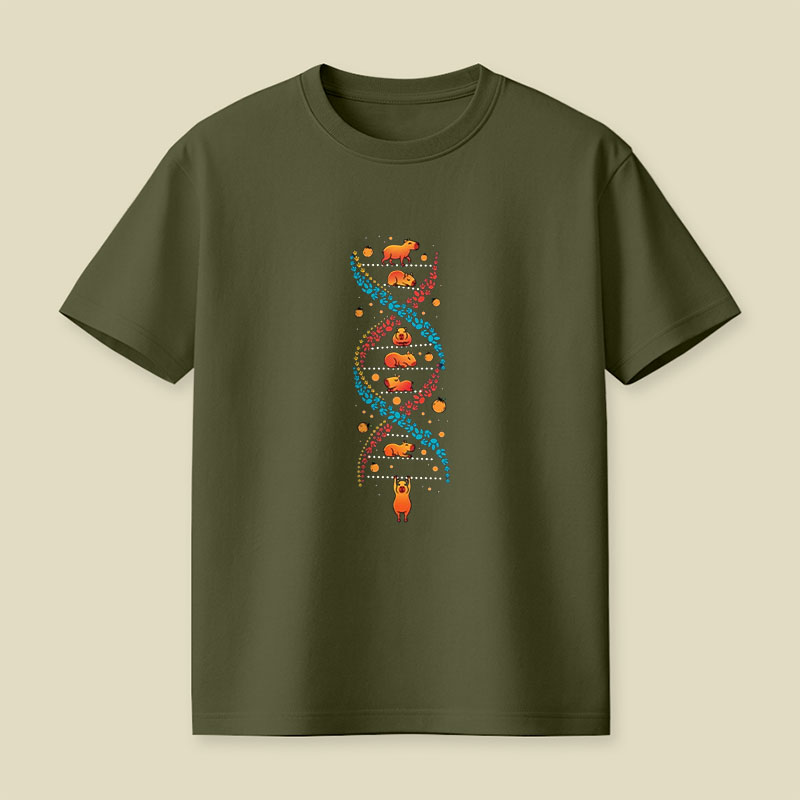 Capybara DNA Playful T-Shirt