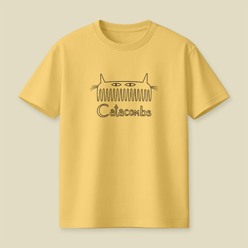 Catacombs Spooky Cat Playful T-Shirt