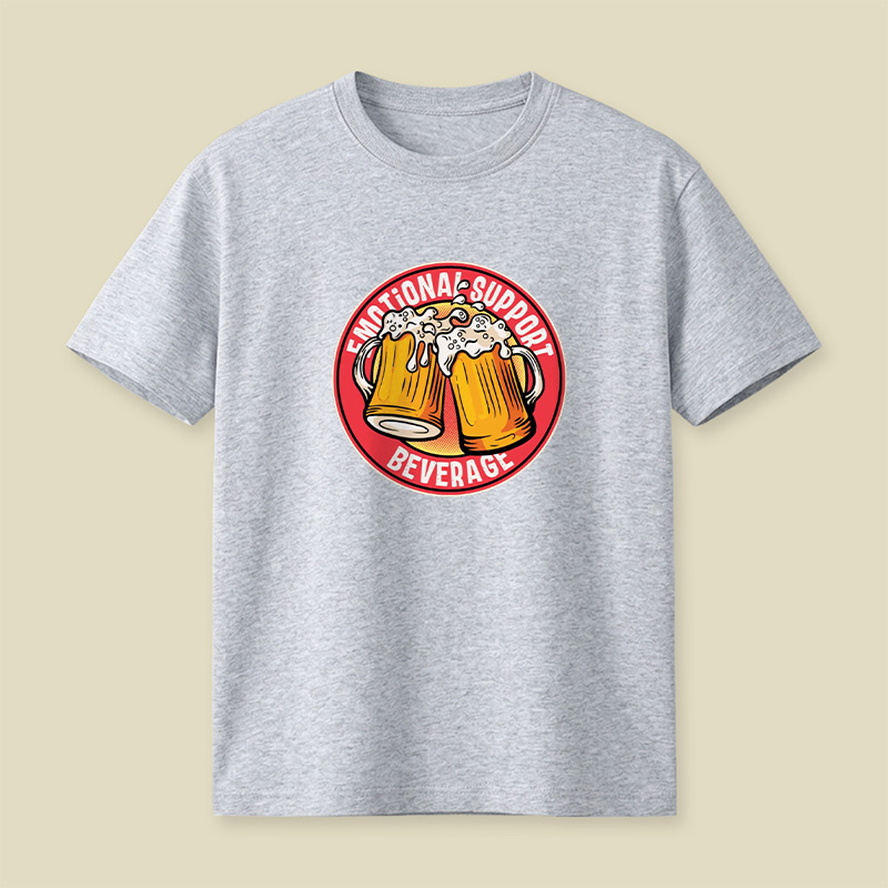Emotional Support Beer Playful T-Shirt