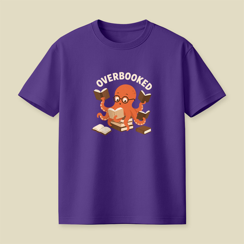 Overbooked Octopus Playful T-Shirt
