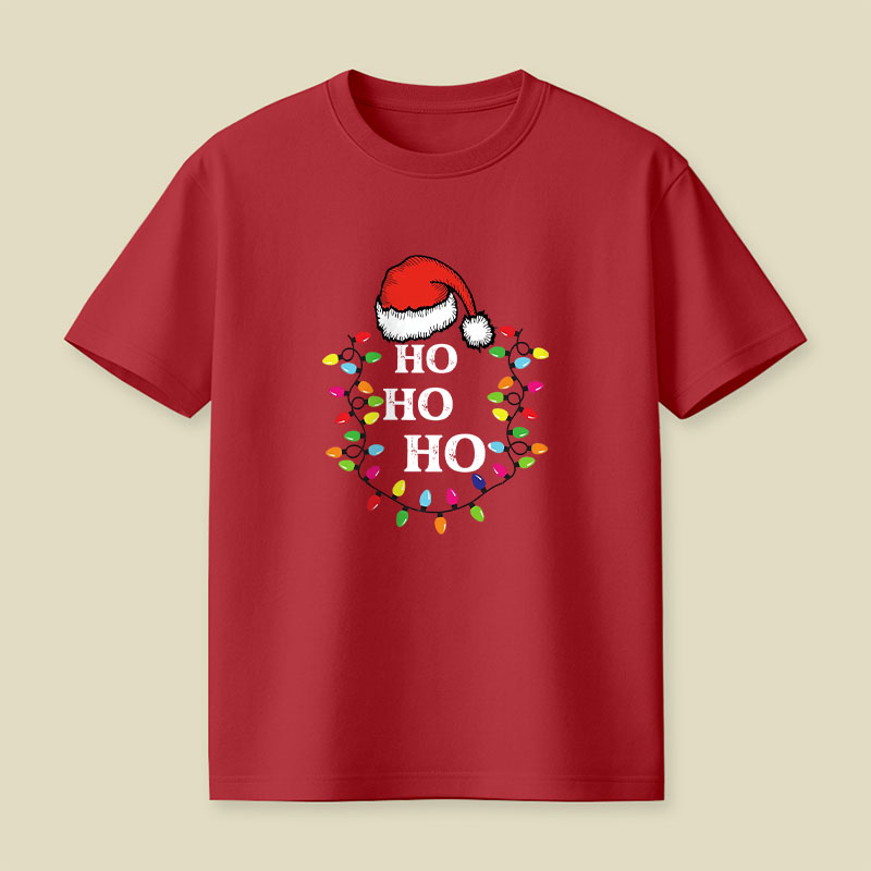Ho Ho Ho Merry Christmas Playful T-Shirt