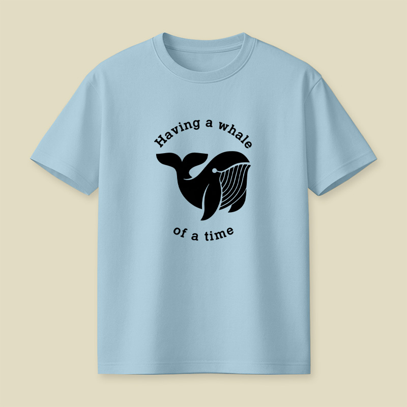 Having A Whale Of A Time Pun Playful T-Shirt