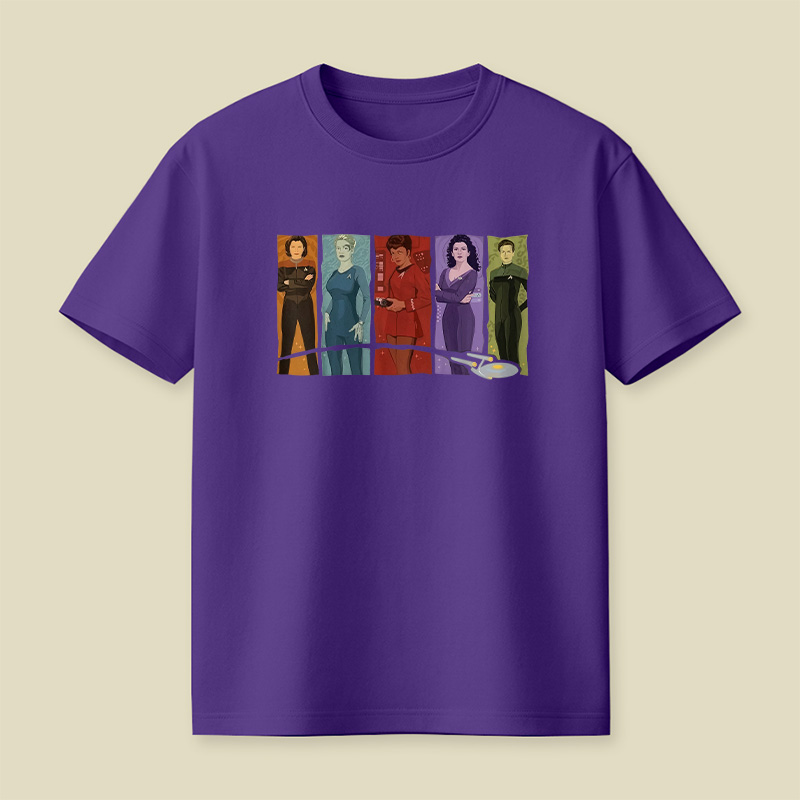 Legendary Space Heroines Playful T-Shirt